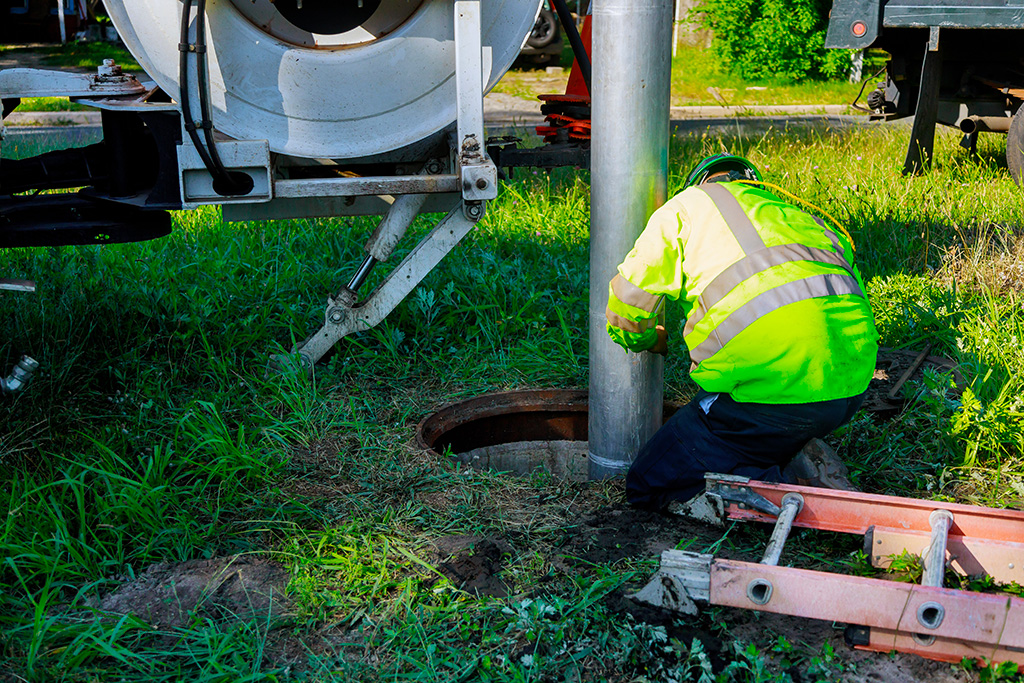 travaux d'assainissement egouts